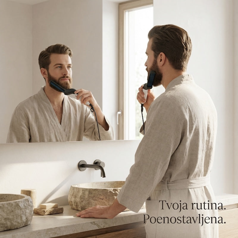 Električni oblikovalnik za lase in brado