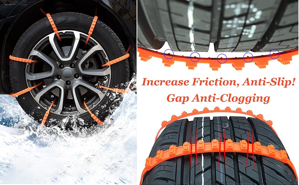 Univerzalni lanci protiv klizanja (10 kom)