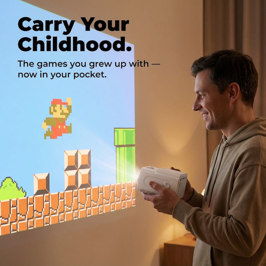 Allverto™ Retro Gaming Projector