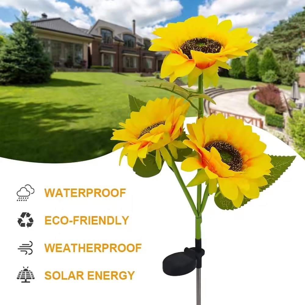 BloomGlow™ Sunflower Solar Lights