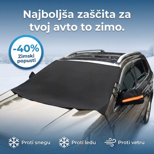 Prevleka za vetrobransko steklo in ogledala 215x114 cm